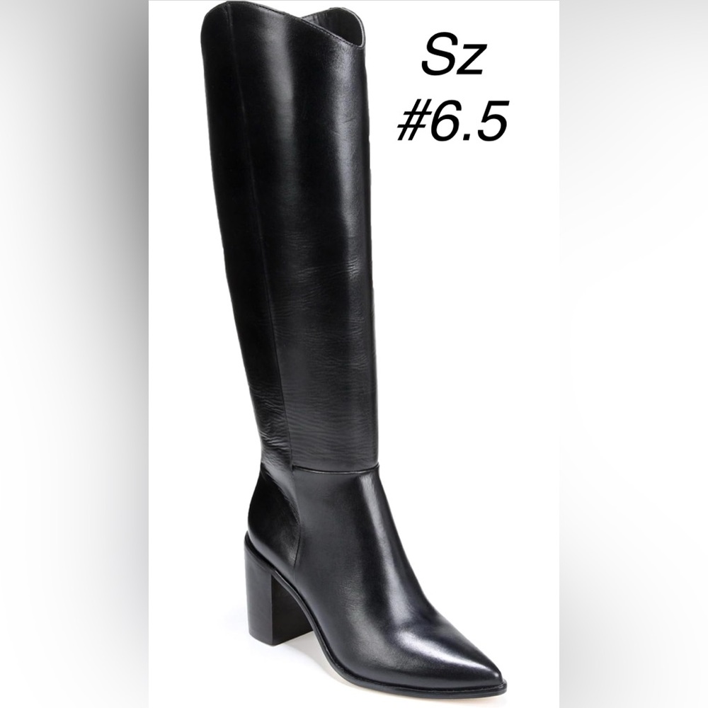 Sarto Franco Sarto Womens Ticada Black Knee-High Boots Size 6.5 Used Great Cond